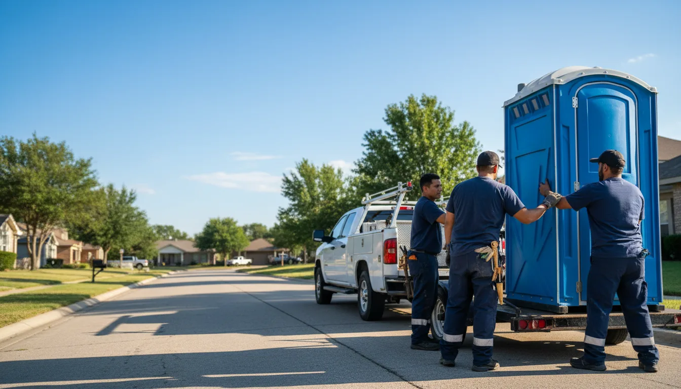 Portable Toilet Rental in Rock Island, TX near me